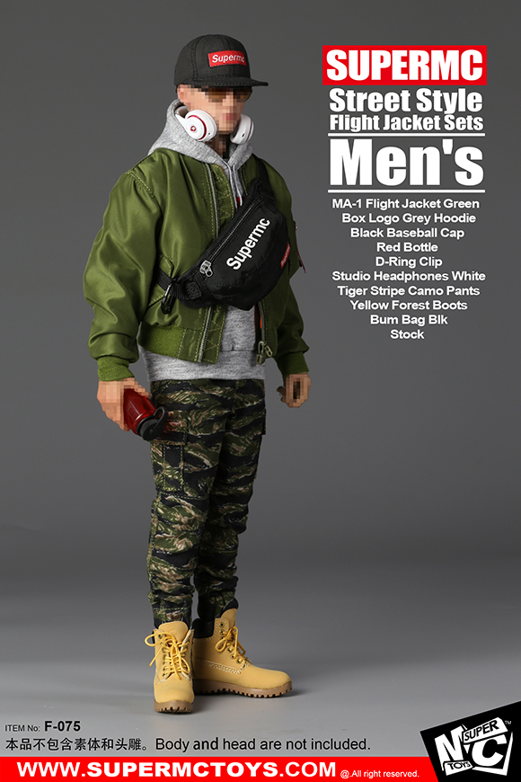 NEW PRODUCT: SUPERMCToys 1/6 Street Style Flight Jacket Sets Men's & Women's 16405010