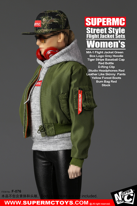 clothing - NEW PRODUCT: SUPERMCToys 1/6 Street Style Flight Jacket Sets Men's & Women's 16453210