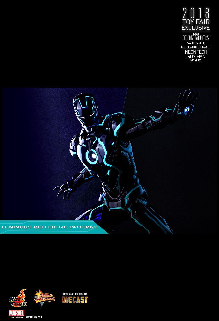 marvel - NEW PRODUCT: IRON MAN 2 NEON TECH IRON MAN MARK IV 1/6TH SCALE COLLECTIBLE FIGURE 1716