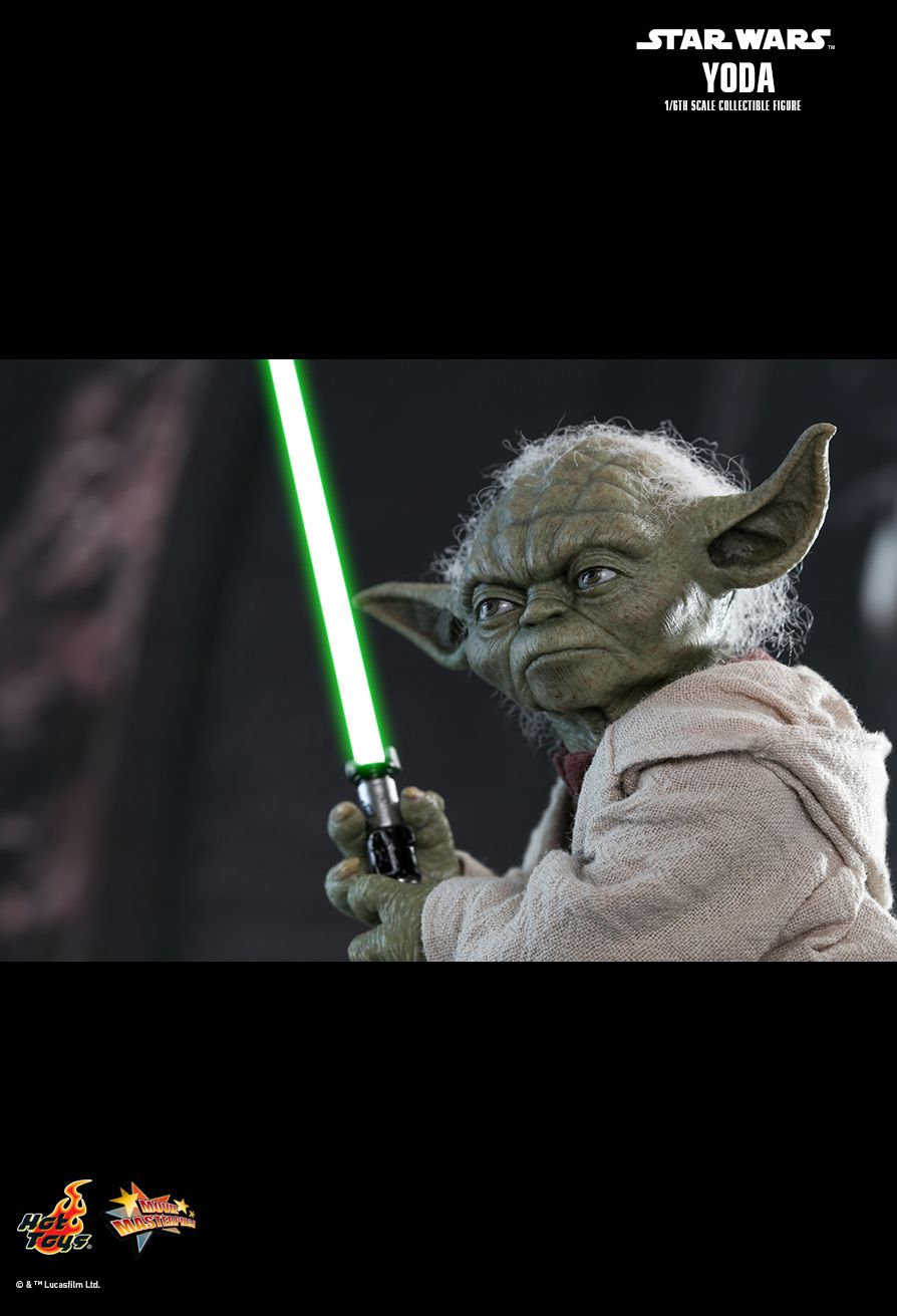 Yoda - NEW PRODUCT: HOT TOYS: STAR WARS: EPISODE II: ATTACK OF THE CLONES YODA 1/6TH SCALE COLLECTIBLE FIGURE 2011