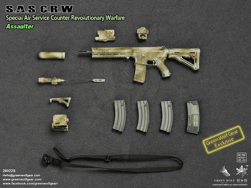 NEW PRODUCT: Easy & Simple SAS (Special Air Service) CRW (Counter Revolutionary Warfare)  Assaulter Exclusive Figure 2013