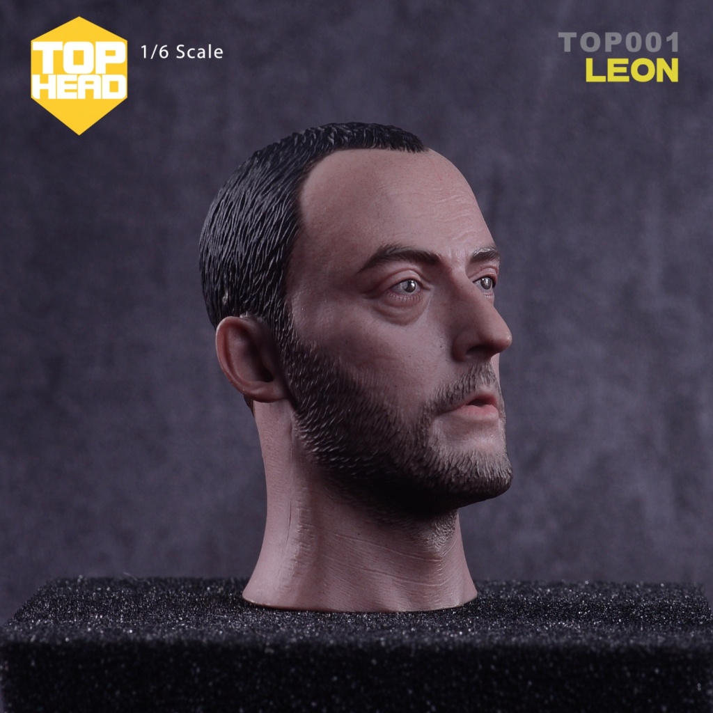 accessory - NEW PRODUCT: TOP HEAD: 1/6 This killer is not so cold- (Leon) head sculpt & Drug Police - (Stanz) head sculpt 20220010