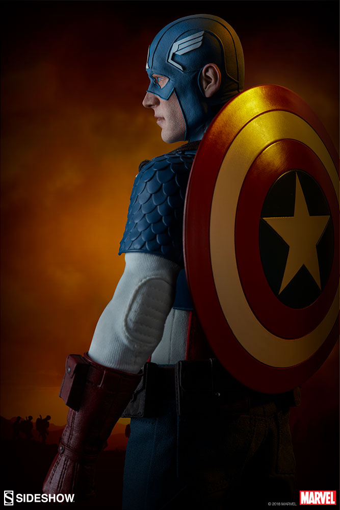 sideshow - NEW PRODUCT: SIDESHOW COLLECTIBLES: CAPTAIN AMERICA 1/6 SCALE FIGURE 2030