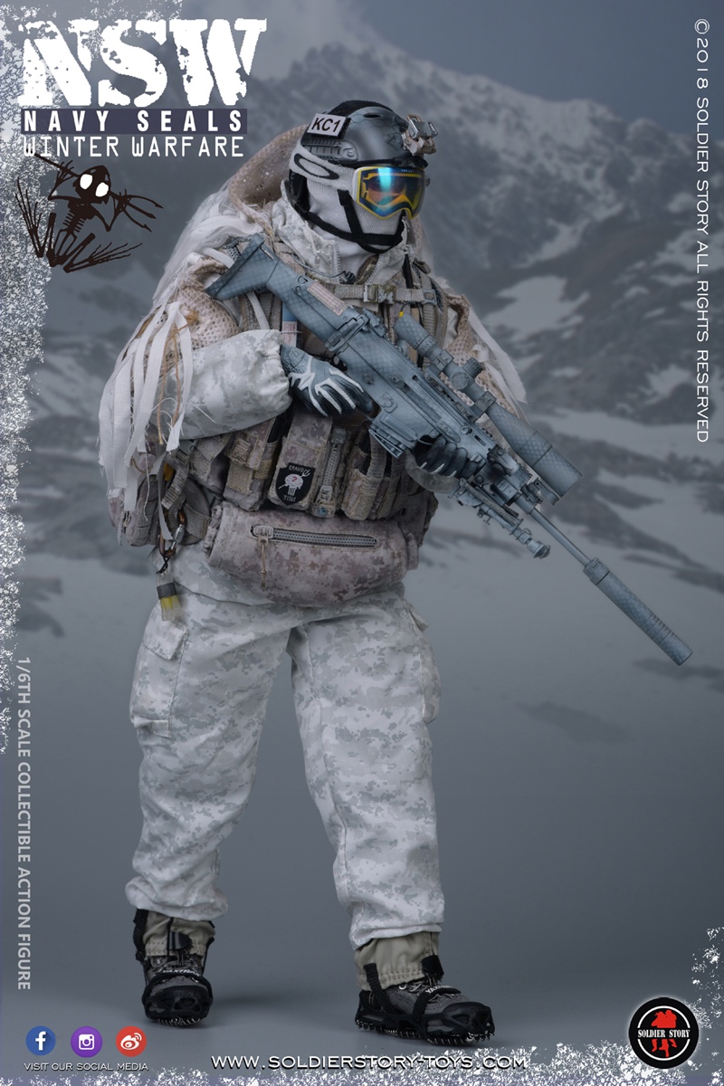 Marksman - NEW PRODUCT: SoldierStory: 1/6 US Navy Seals - NSW Snow Precision Shooter MARKSMAN (SS109#) 211