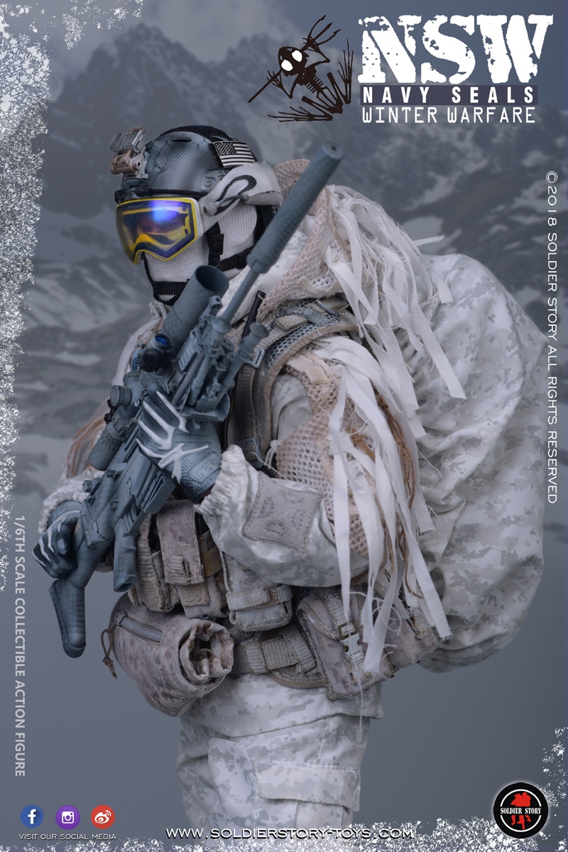 winter - NEW PRODUCT: SoldierStory: 1/6 US Navy Seals - NSW Snow Precision Shooter MARKSMAN (SS109#) 2210