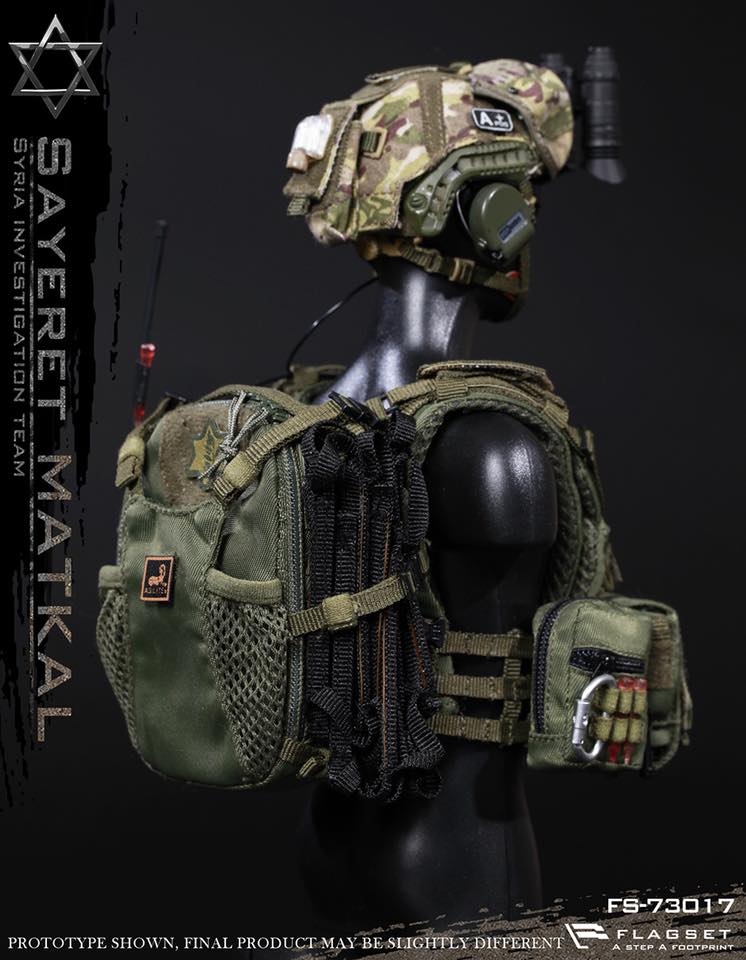 FlagSet - NEW PRODUCT: Flagset 1/6th scale IDF Sayeret Matkal (Syria Investigation Team) 12-inch military figure 2514