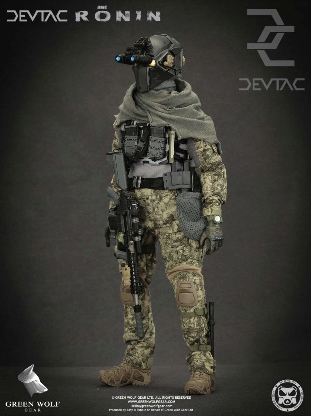 DEVTAC - NEW PRODUCT: Green Wolf Gear DEVTAC Ronin 1/6 Action Figure (VS2434P) 262