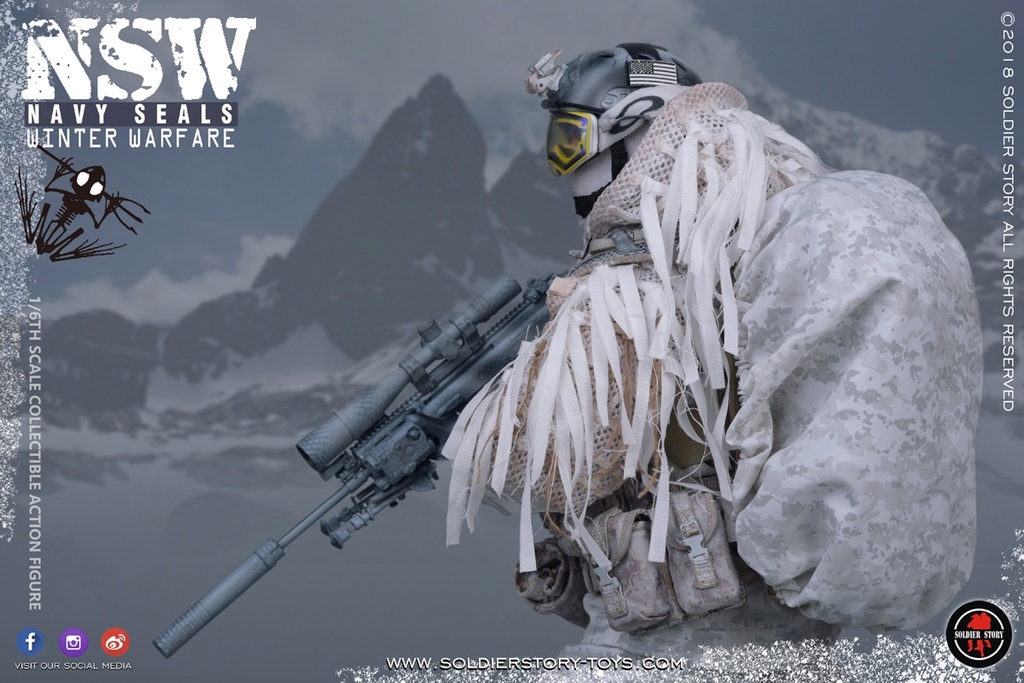 Marksman - NEW PRODUCT: SoldierStory: 1/6 US Navy Seals - NSW Snow Precision Shooter MARKSMAN (SS109#) 2810