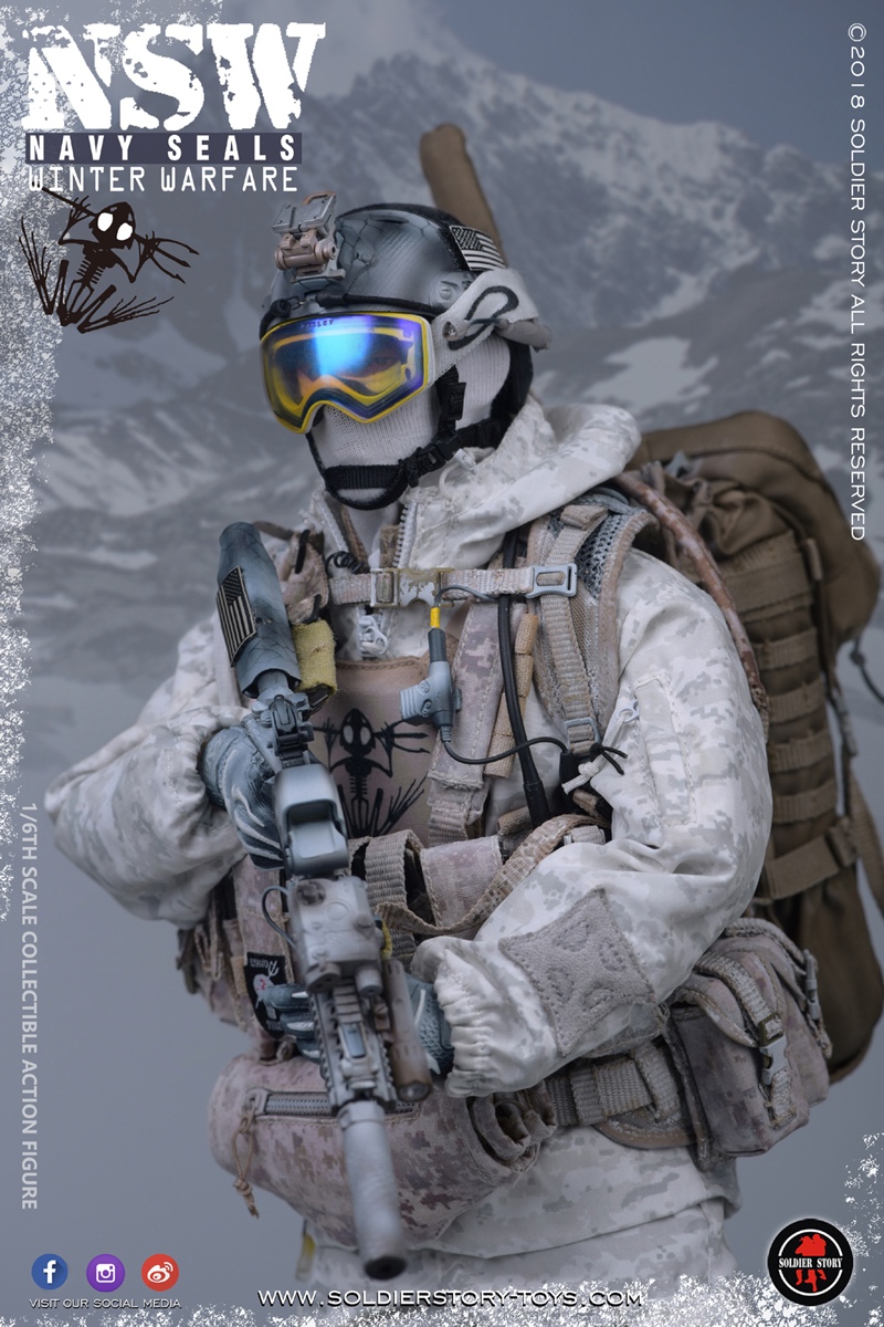 winter - NEW PRODUCT: SoldierStory: 1/6 US Navy Seals - NSW Snow Precision Shooter MARKSMAN (SS109#) 3010