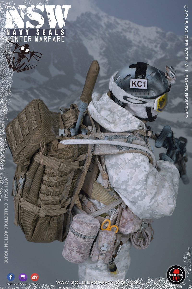 winter - NEW PRODUCT: SoldierStory: 1/6 US Navy Seals - NSW Snow Precision Shooter MARKSMAN (SS109#) 3110