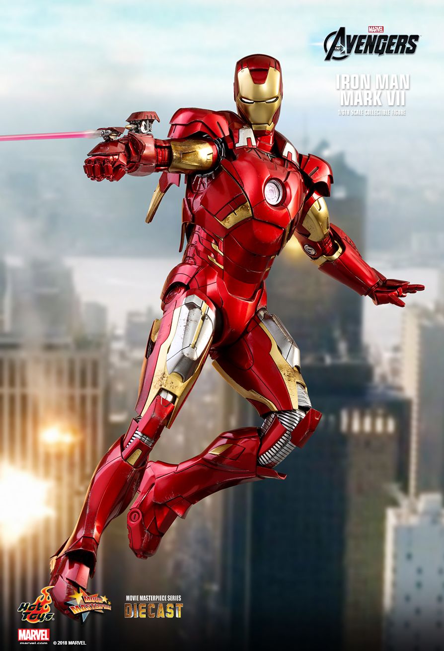 Diecast - NEW PRODUCT: HOT TOYS: THE AVENGERS IRON MAN MARK VII 1/6TH SCALE COLLECTIBLE FIGURE 3119