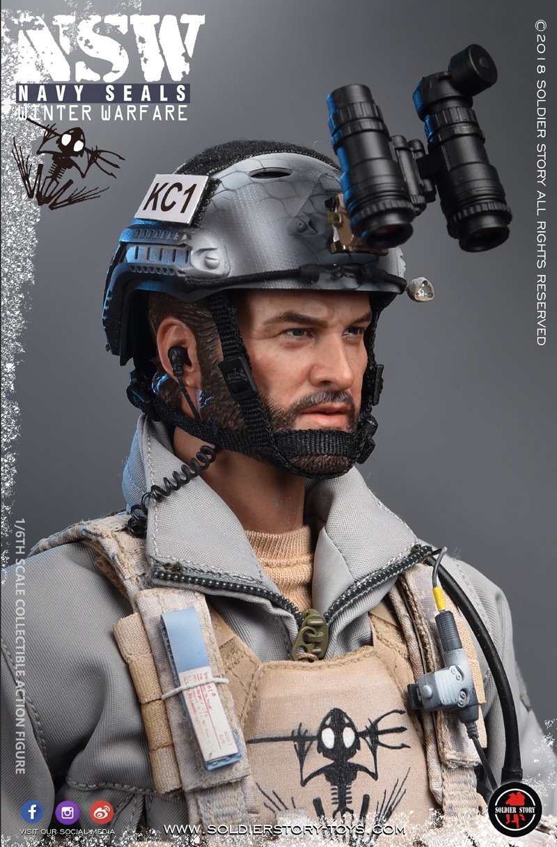 ModernMilitary - NEW PRODUCT: SoldierStory: 1/6 US Navy Seals - NSW Snow Precision Shooter MARKSMAN (SS109#) 3410