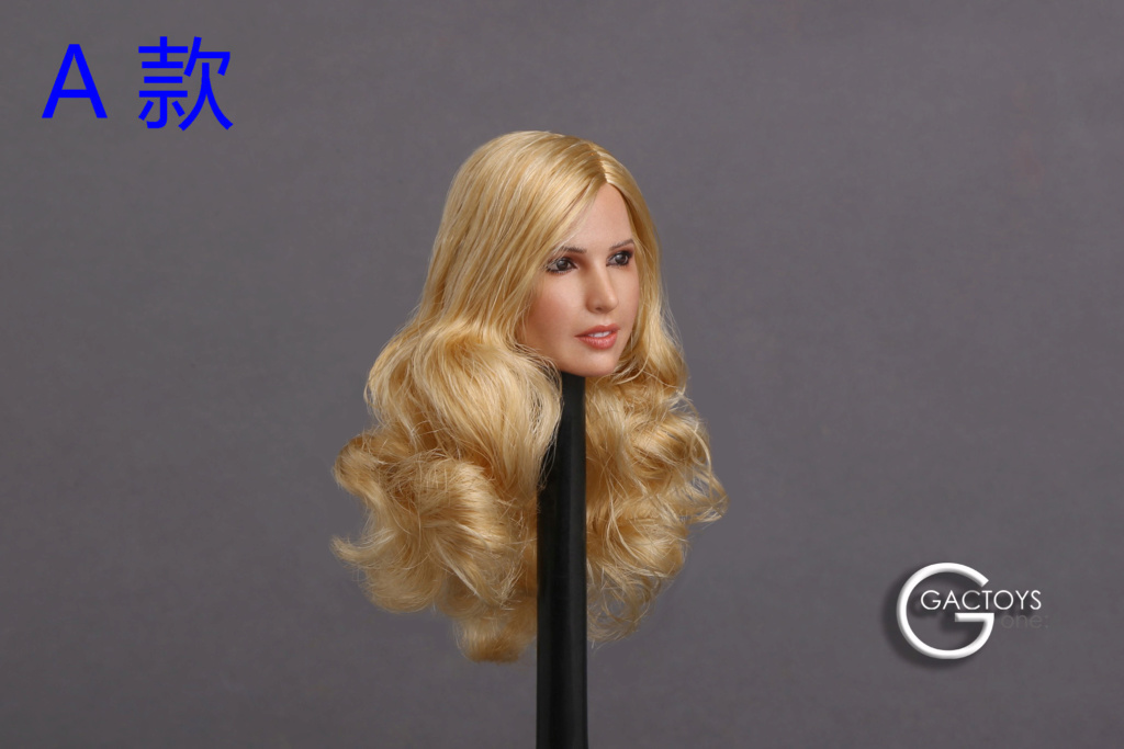 Headsculpt - NEW PRODUCT: GACTOYS new product; 1/6 European and American supermodel head carving [A, B, C, D, 4 models] [GC018] 353