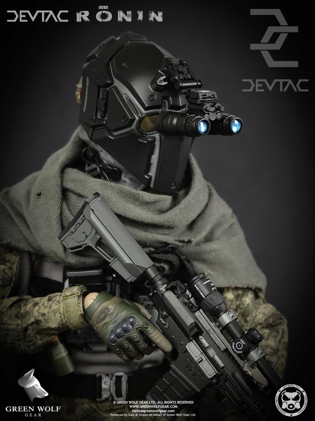 Ronin - NEW PRODUCT: Green Wolf Gear DEVTAC Ronin 1/6 Action Figure (VS2434P) 360