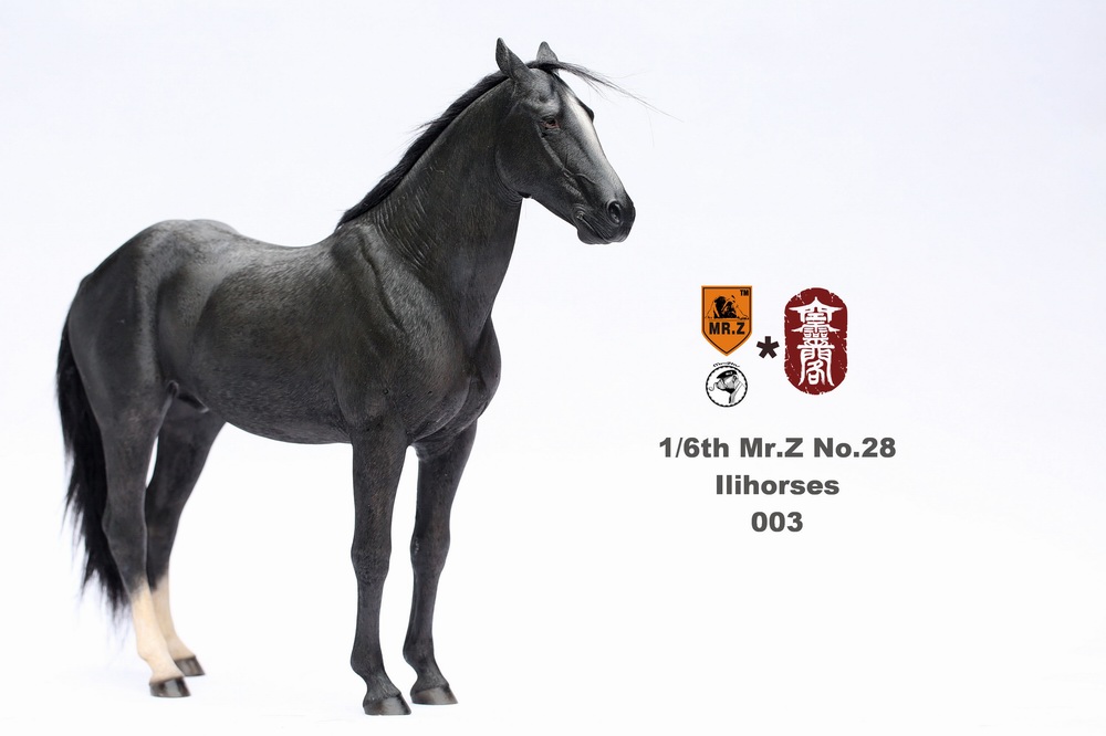 Mr  Z Horse - NEW PRODUCT: Mr.Z (*Air Lingge cooperation) new product: 1/6 simulation animal twenty-eighth bomb - Yili horse full set of 6 439