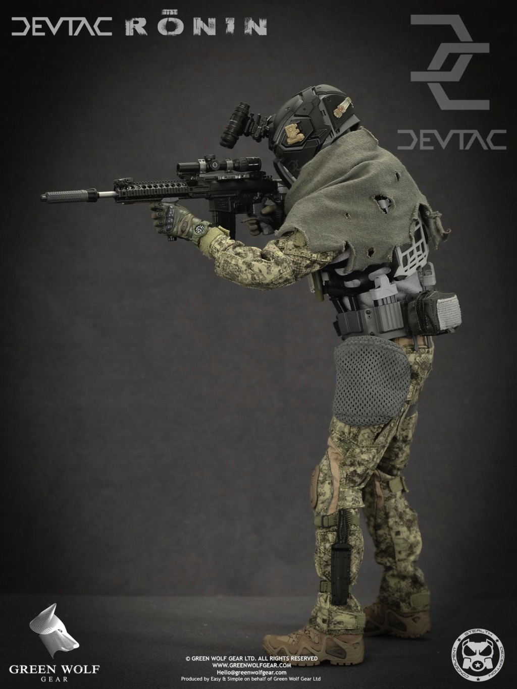 NEW PRODUCT: Green Wolf Gear DEVTAC Ronin 1/6 Action Figure (VS2434P) 458