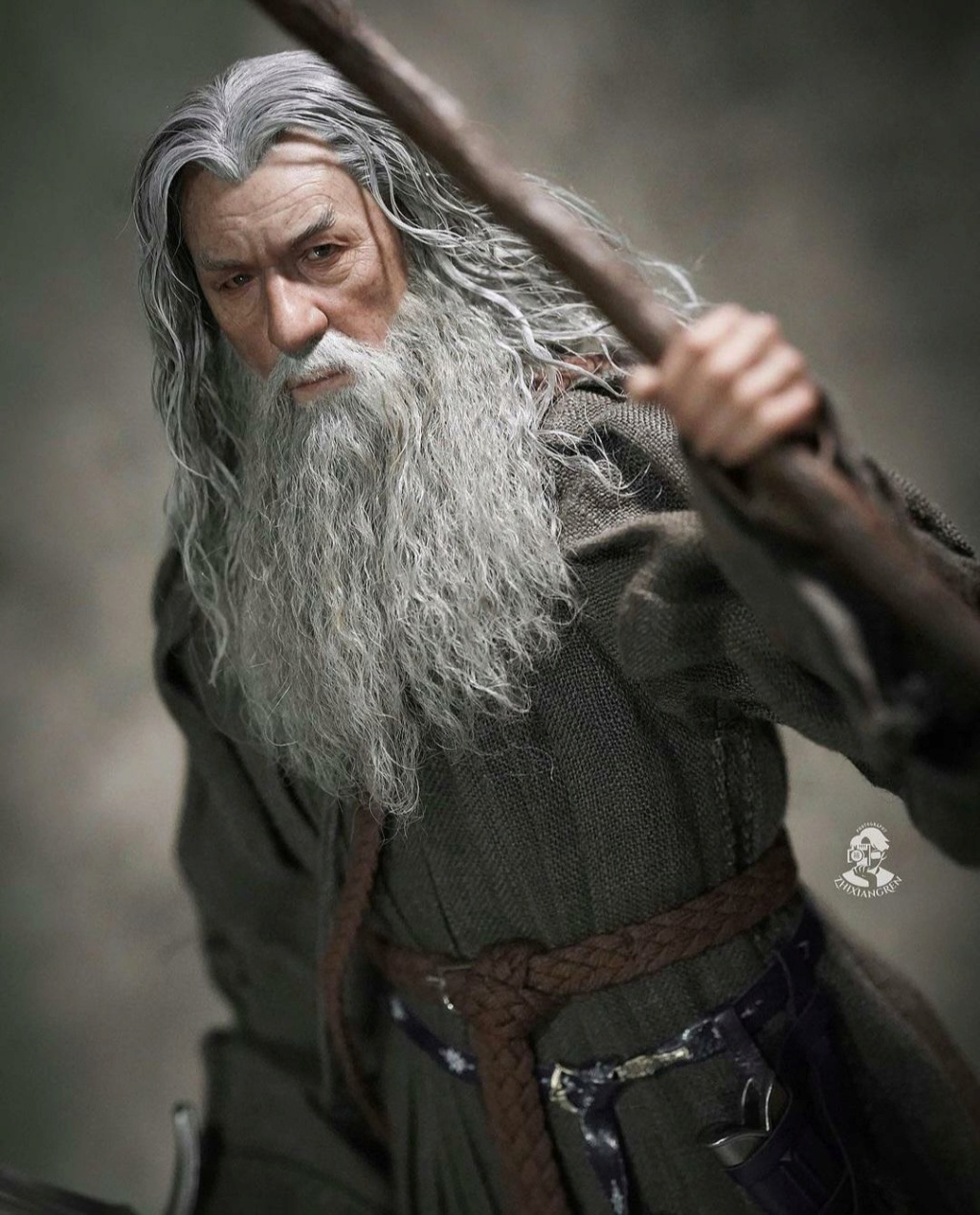 LordoftheRings - NEW PRODUCT: Queen Studios & INART: 1/6 The Lord of the Rings Gandalf (Grey Robe) Action Figure - Page 3 46794210