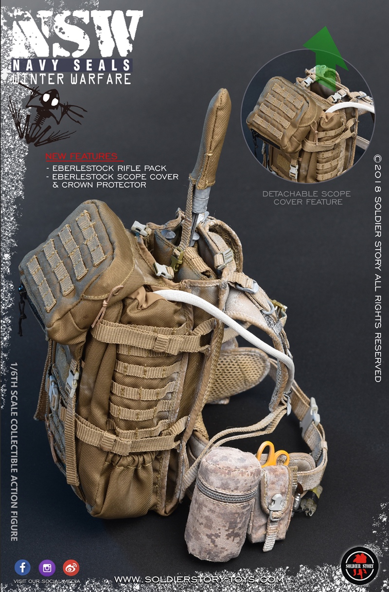 SS109 - NEW PRODUCT: SoldierStory: 1/6 US Navy Seals - NSW Snow Precision Shooter MARKSMAN (SS109#) 5210