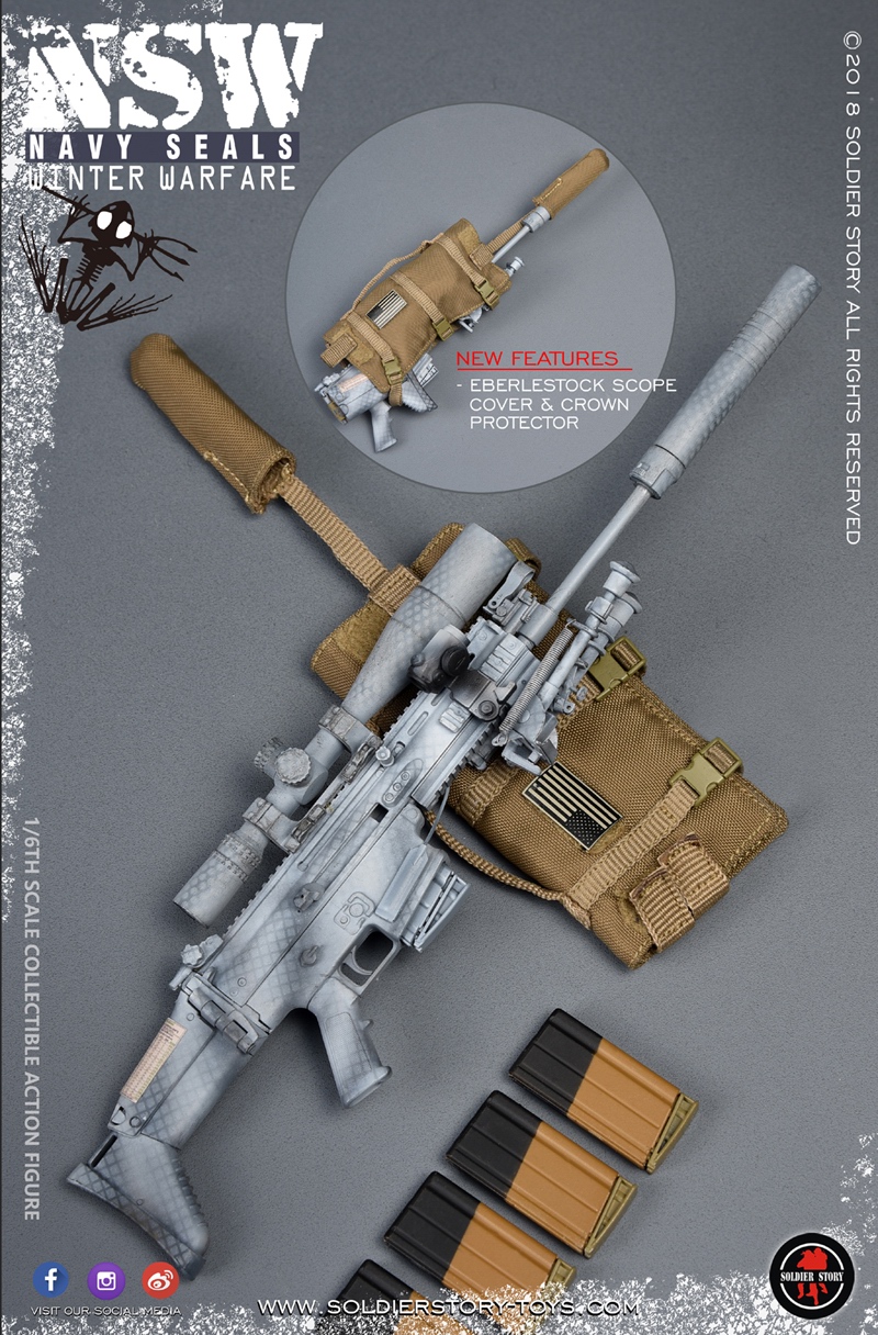 Soldierstory - NEW PRODUCT: SoldierStory: 1/6 US Navy Seals - NSW Snow Precision Shooter MARKSMAN (SS109#) 5910