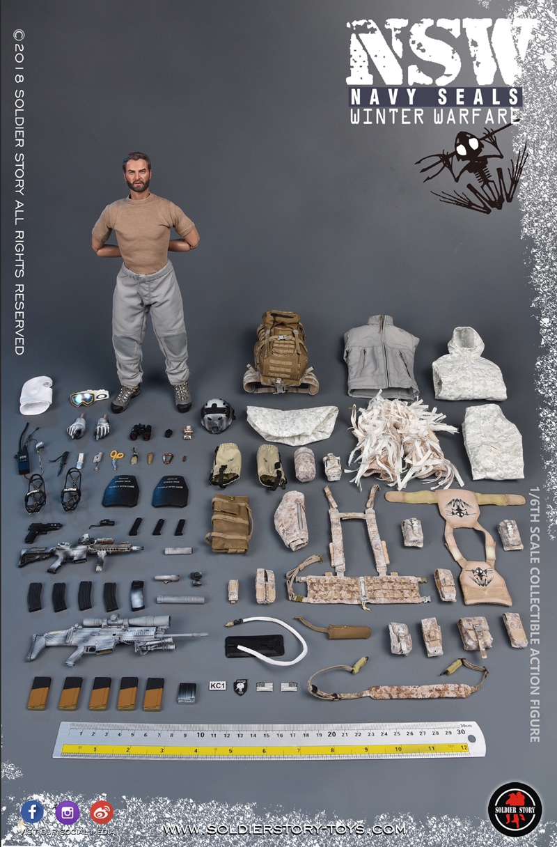 NavySeal - NEW PRODUCT: SoldierStory: 1/6 US Navy Seals - NSW Snow Precision Shooter MARKSMAN (SS109#) 6010