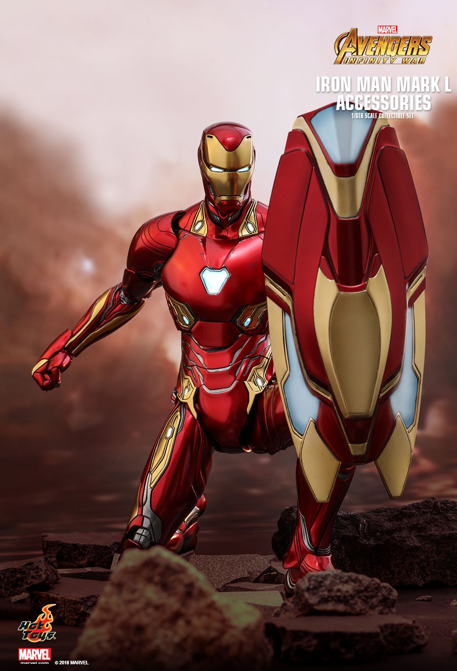 movie - NEW PRODUCT:  HOT TOYS: AVENGERS: INFINITY WAR IRON MAN MARK L 1/6TH SCALE ACCESSORIES COLLECTIBLE SET 681