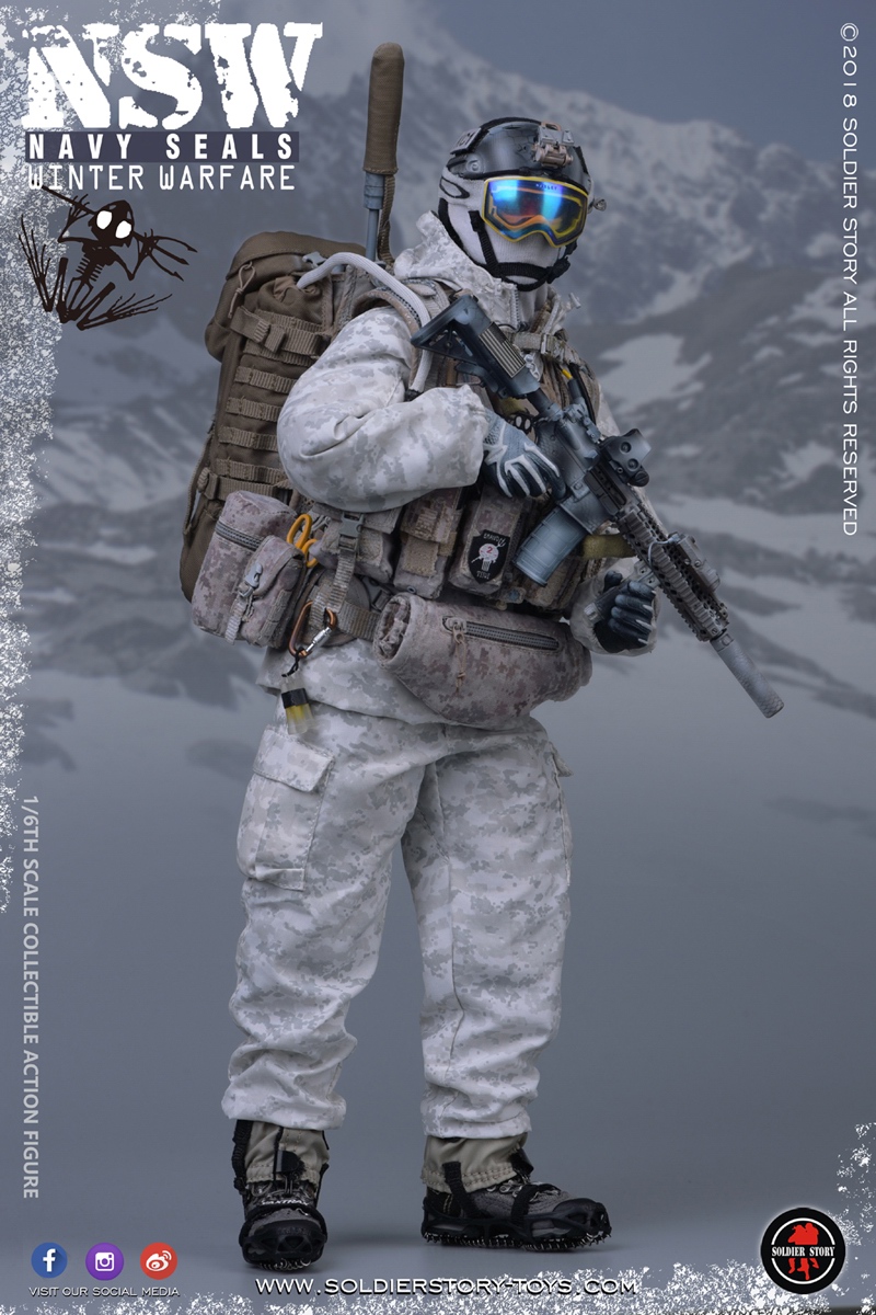 ModernMilitary - NEW PRODUCT: SoldierStory: 1/6 US Navy Seals - NSW Snow Precision Shooter MARKSMAN (SS109#) 711