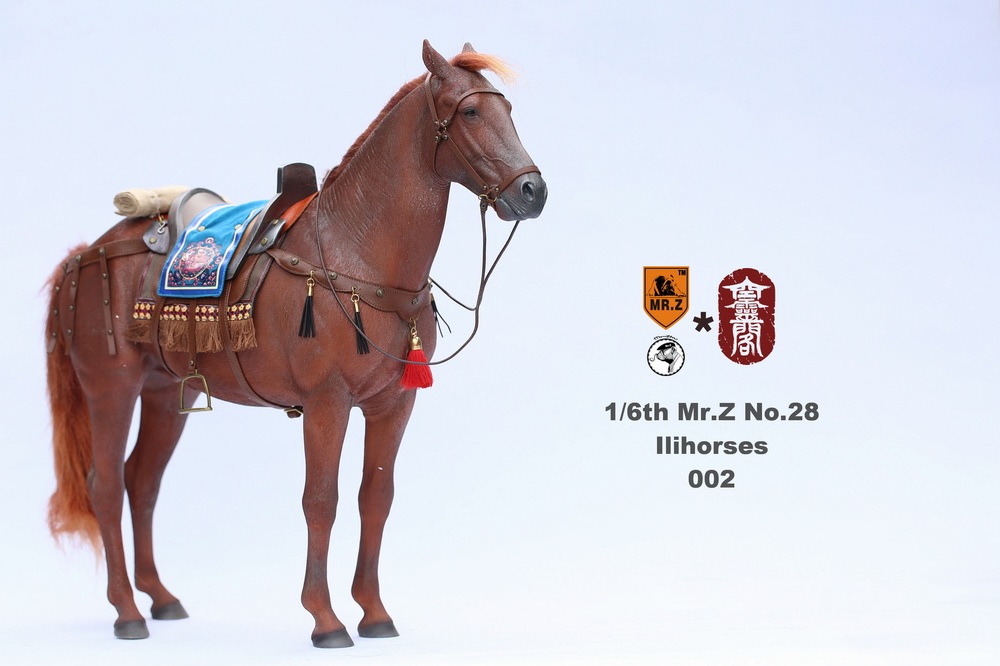 Mr  Z Horse - NEW PRODUCT: Mr.Z (*Air Lingge cooperation) new product: 1/6 simulation animal twenty-eighth bomb - Yili horse full set of 6 738