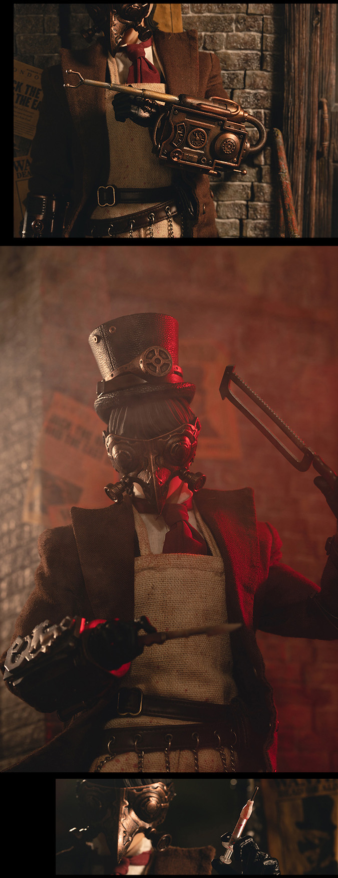 steampunk - NEW PRODUCT: RingToys Play World: New 1/6 The first bomb of the notorious series - Jack the Ripper (BJD) 892