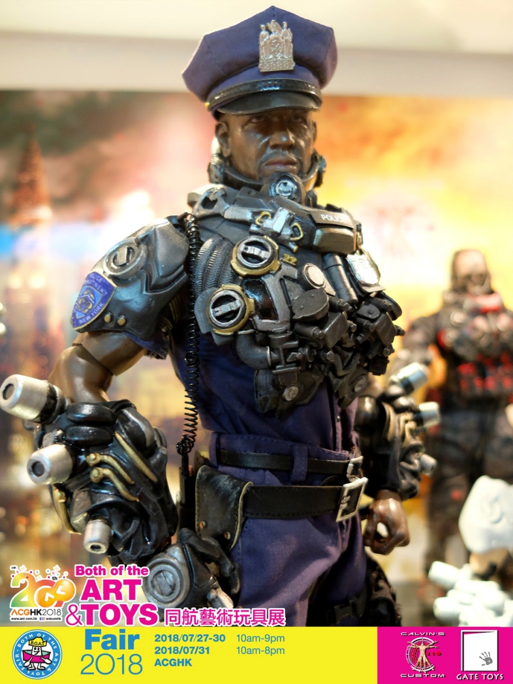 FuturisticMilitaryArmor - Calvin's Custom showcases new 1/6th Futuristic Military Armor Set @ B.O.A.T, ACGHK 2018 B0710