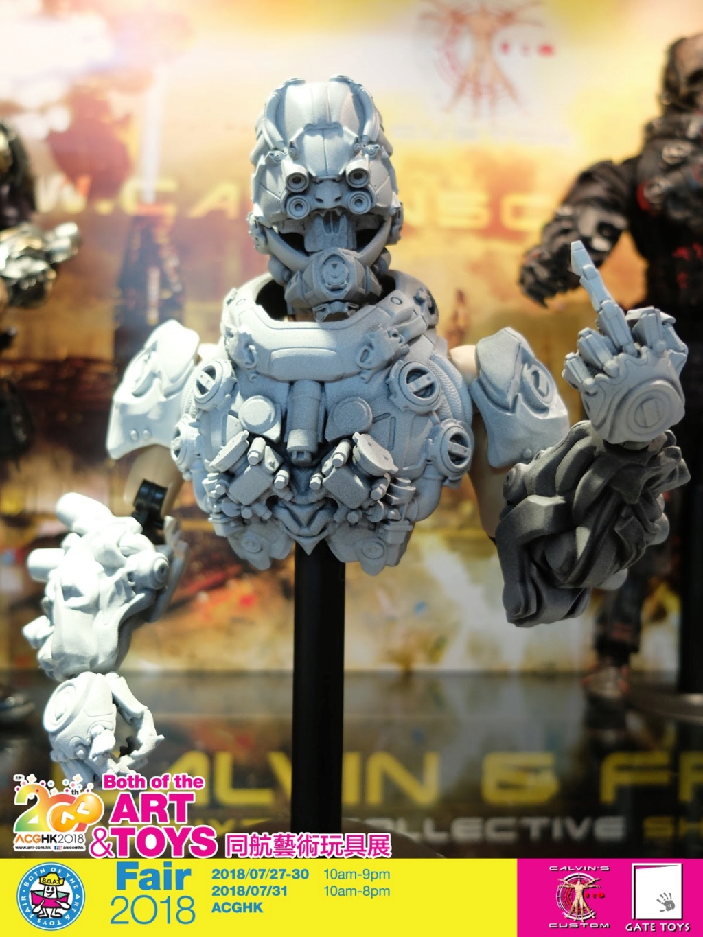 Calvin - Calvin's Custom showcases new 1/6th Futuristic Military Armor Set @ B.O.A.T, ACGHK 2018 B1110