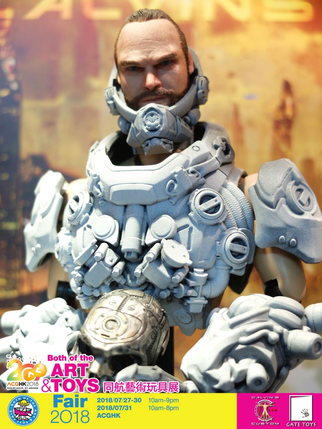 FuturisticMilitaryArmor - Calvin's Custom showcases new 1/6th Futuristic Military Armor Set @ B.O.A.T, ACGHK 2018 B11a10