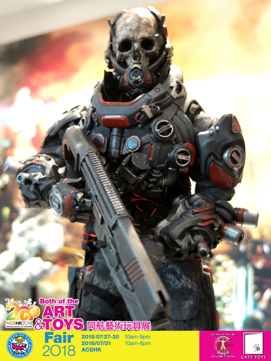 Calvin - Calvin's Custom showcases new 1/6th Futuristic Military Armor Set @ B.O.A.T, ACGHK 2018 B1410