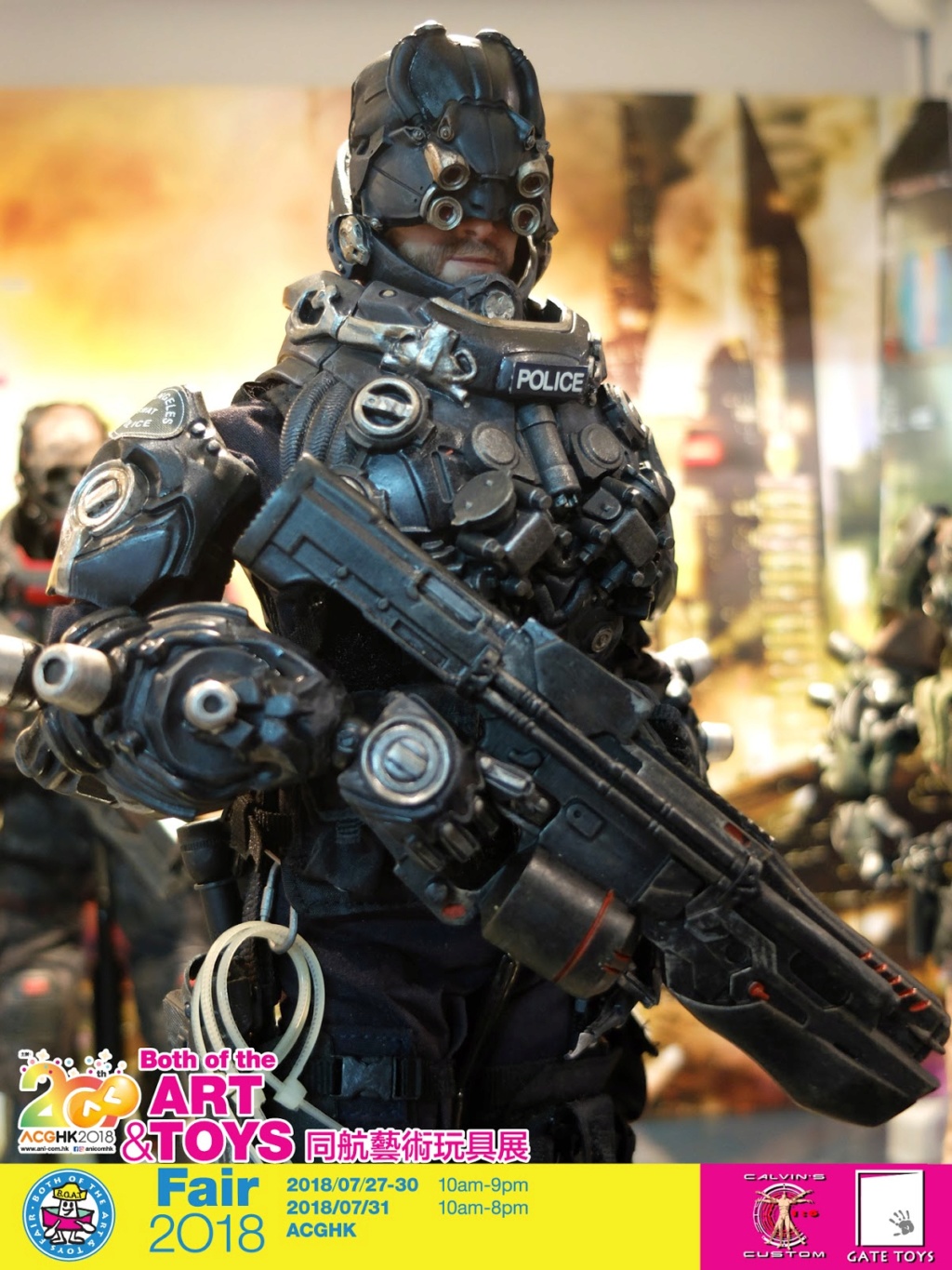 Calvin - Calvin's Custom showcases new 1/6th Futuristic Military Armor Set @ B.O.A.T, ACGHK 2018 B1610