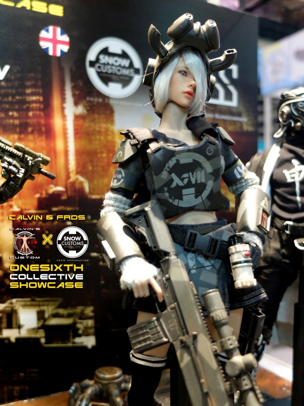 FuturisticMilitaryArmor - Calvin's Custom showcases new 1/6th Futuristic Military Armor Set @ B.O.A.T, ACGHK 2018 C01510
