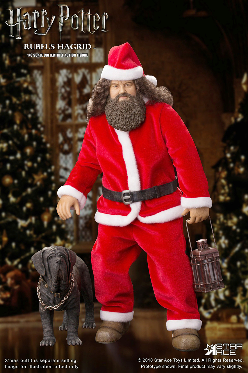 harrypotter - NEW PRODUCT: Star Ace: Harry Potter and the Sorcerer's Stone Rubeus Hagrid (Santa) 1/6 Scale Figure Stl10011