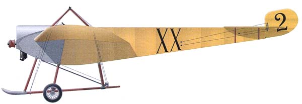 Nieuport type IV ... et plus globalement les Nieuport jusqu'en 1914 ! Nieup411