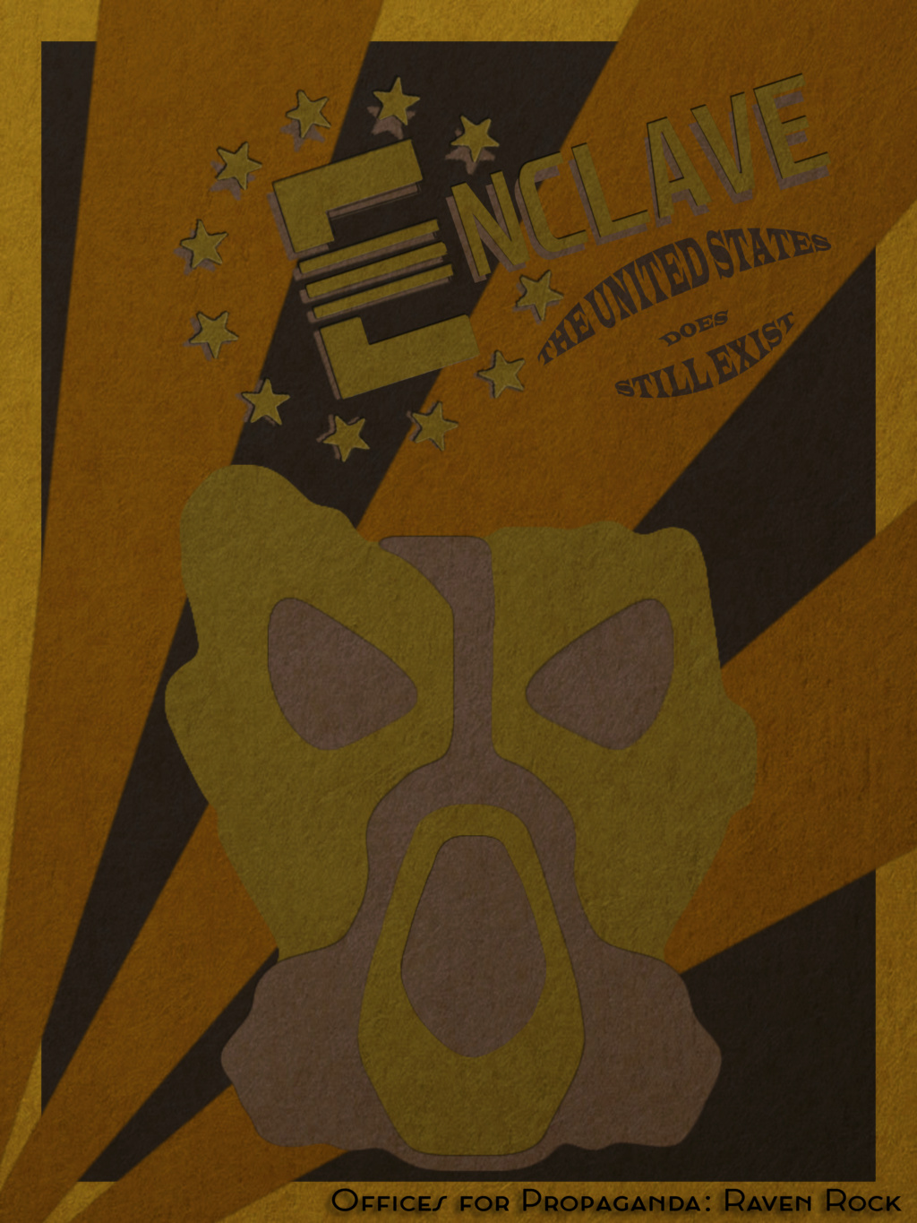 Fallout Enclave Minimalist Poster Enclav10