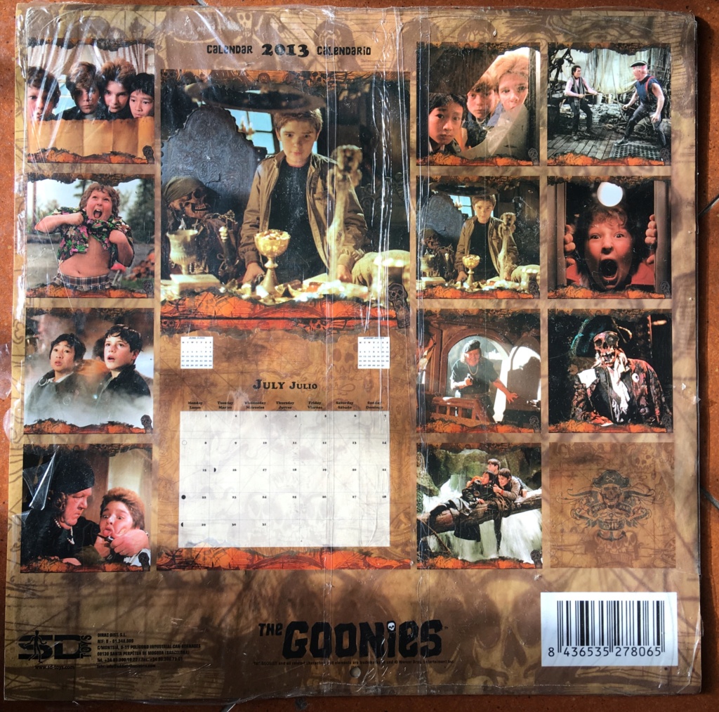 The Goonies Calendario