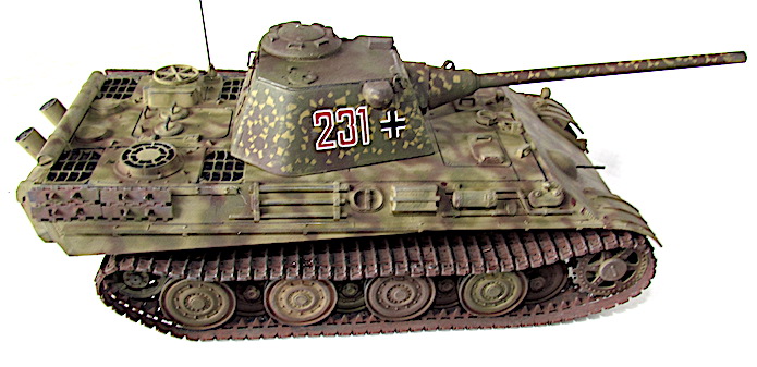 Panzer V Ausf. F Panther (7,5cm) 1/35 Nitto/Tourelle résine Img_5817