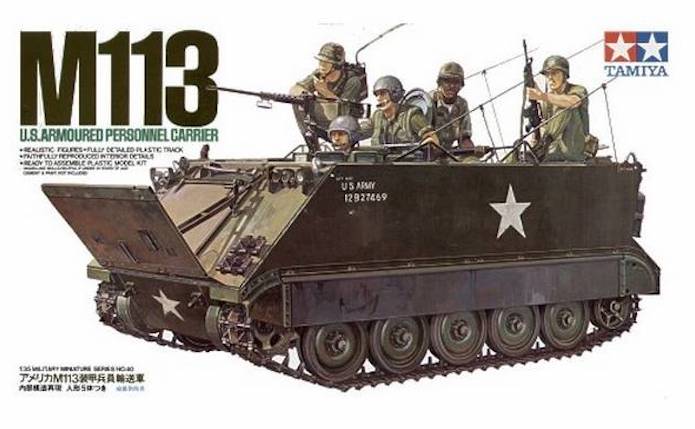 M113 US.Armoured  Personnel Carrier 1/35 Tamiya M113-u10