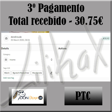 [PAGA] Site Alemão DONDINO paga em €uros por transferência ou Paypal Dondin12