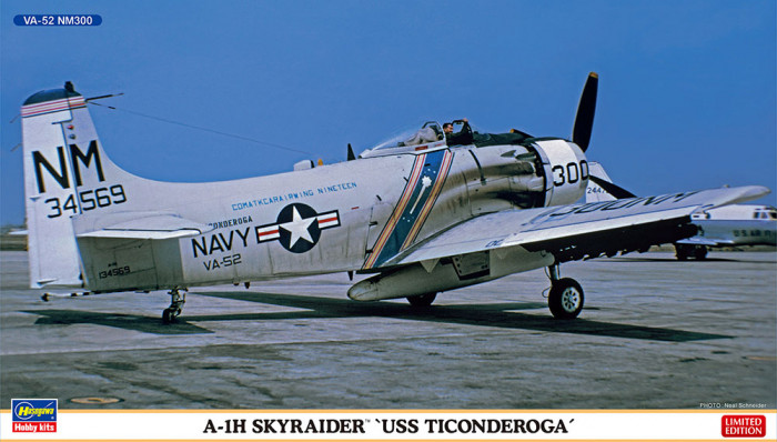 [GB Vietnam] A-1H Skyraider [Monogram] 1/48 - 134569  VA-52 "Knight Riders" à bord de l'USS Ticonderoga en 1967 Nahled11