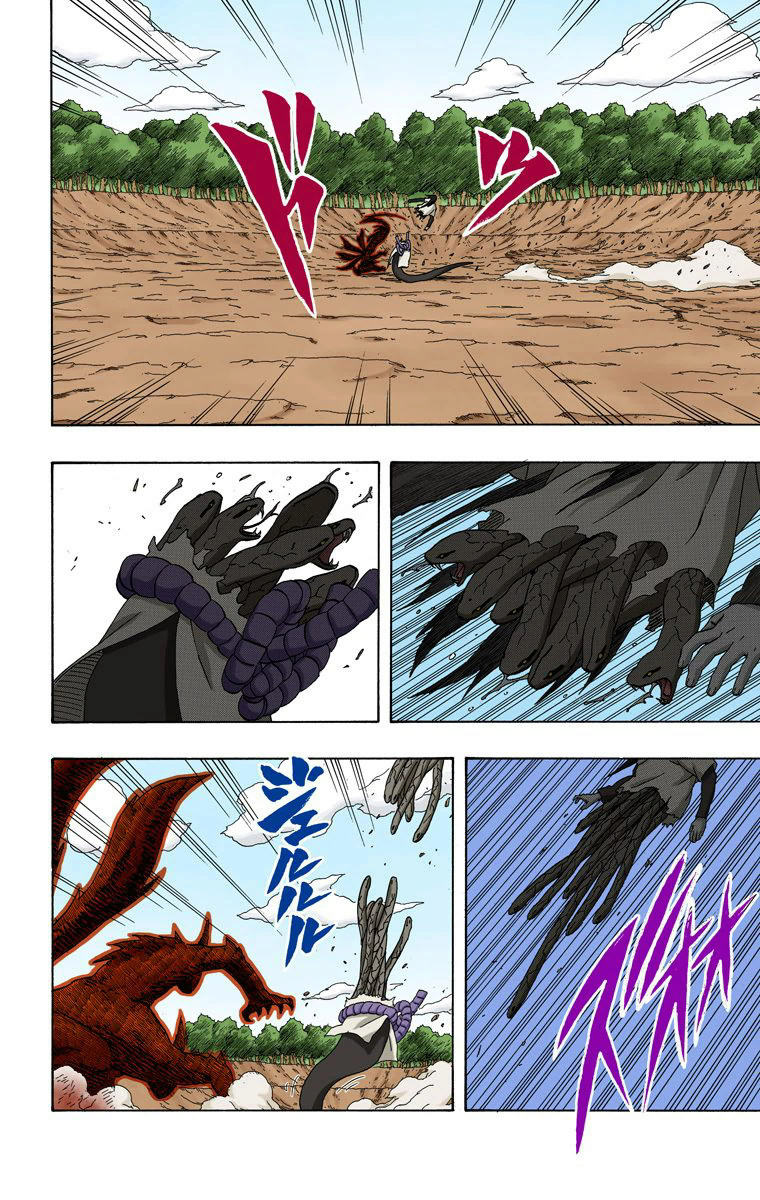 Naruto ( 4 caudas ) vs Kakuzu e Hidan 08910