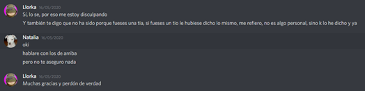 Baneo permanente por confusión, tema explicado y arreglado con la admin Discul11