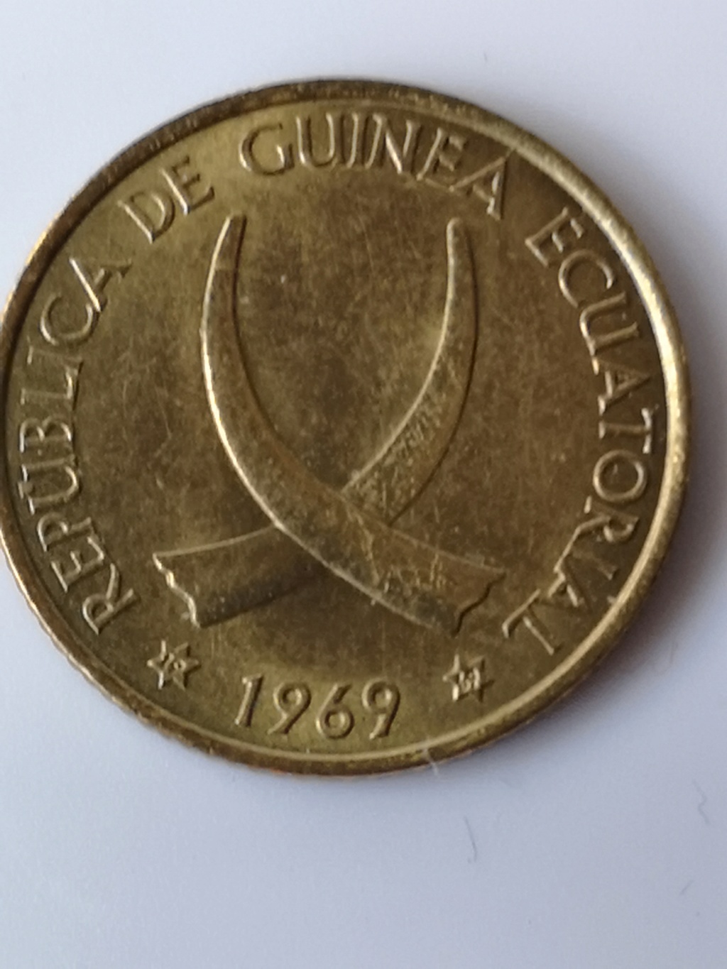 1 peseta 1969. Guinea Ecuatorial. 15920410