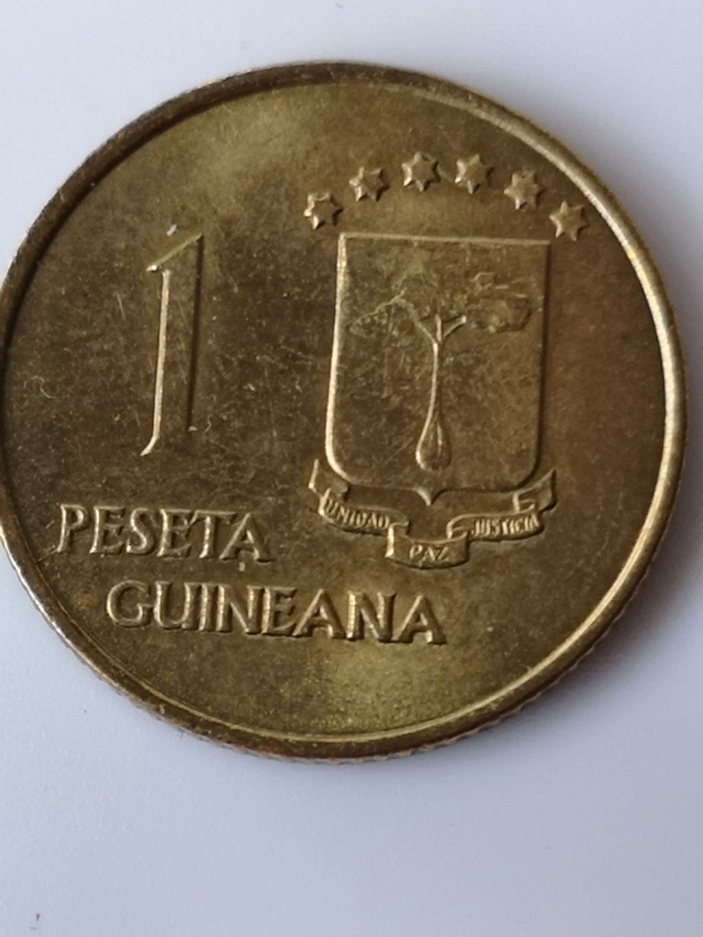 1 peseta 1969. Guinea Ecuatorial. 15920411