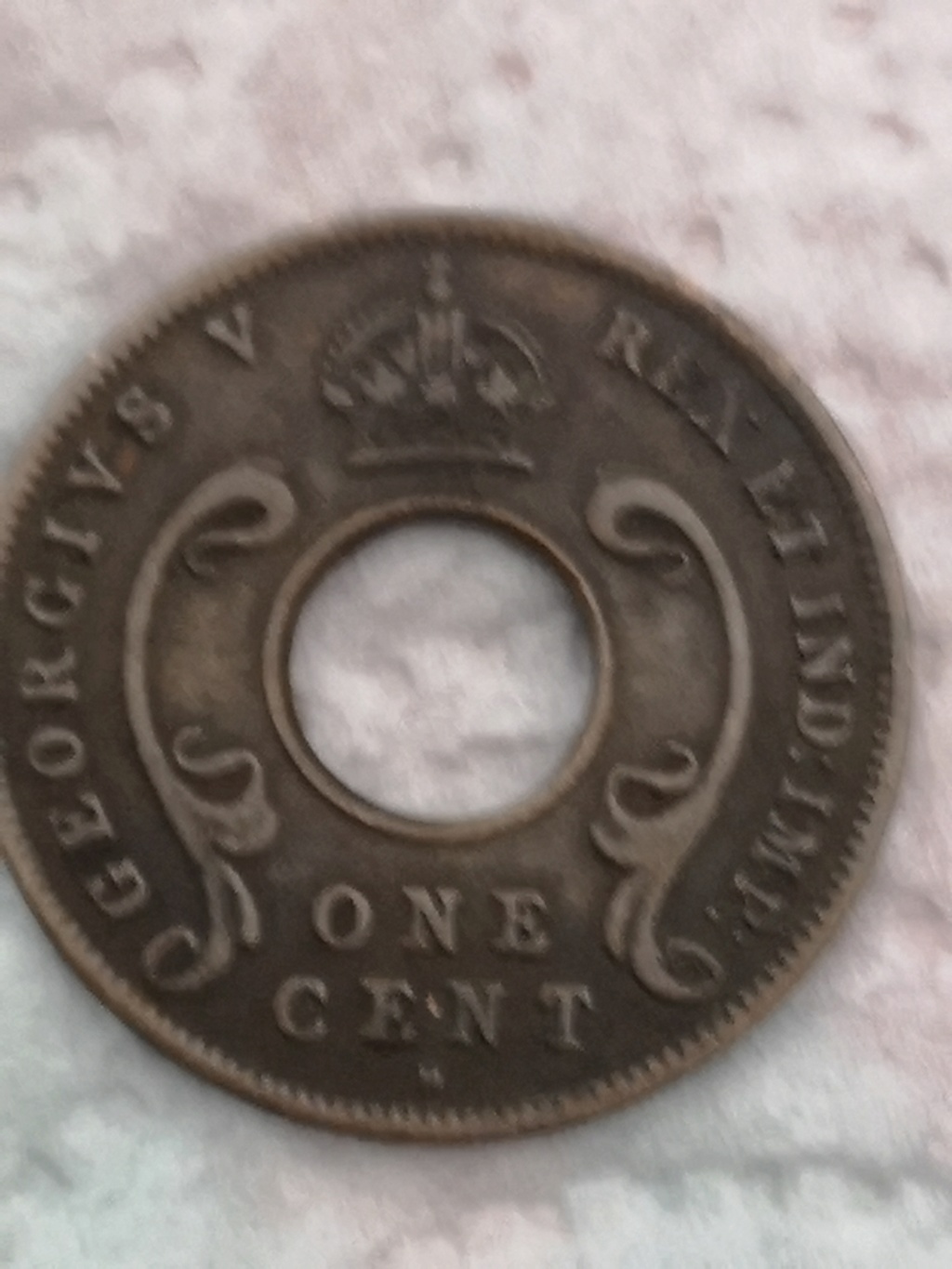 1 céntimo east Africa 1922 15950810