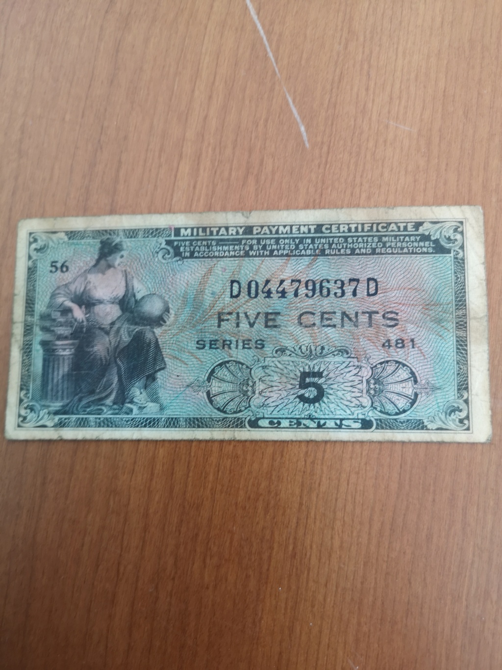 5 Cents 1951 Ejército EEUU, 1951 16061310