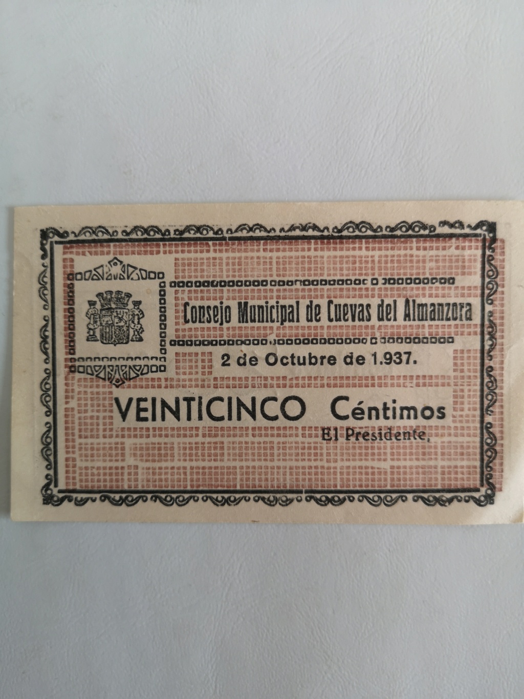 25 céntimos Cuevas de Almanzora 16066410