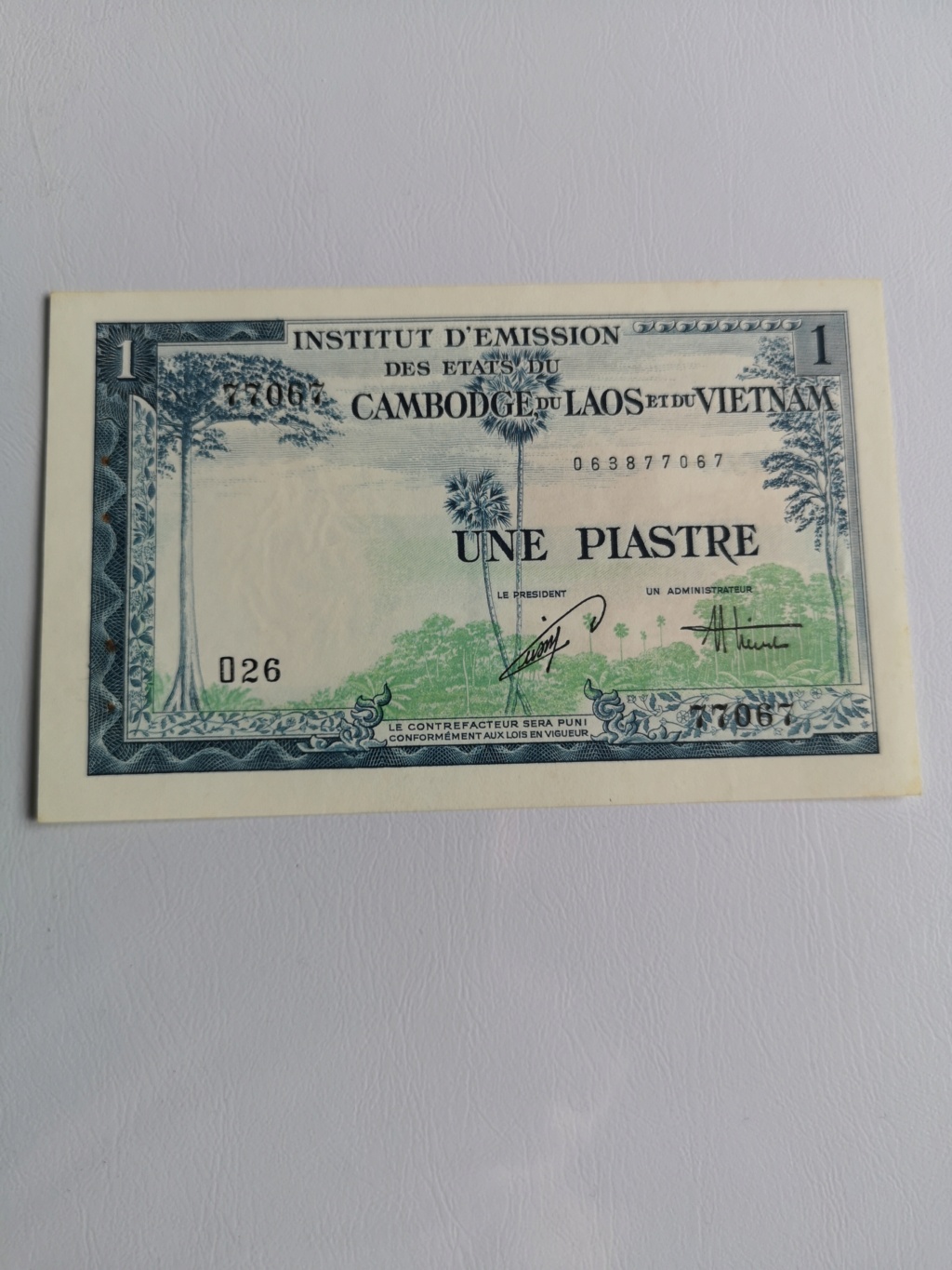 1 piastra indochina francesa 16075913
